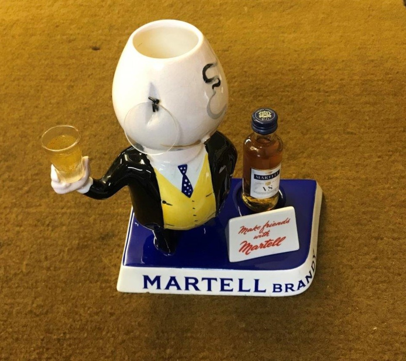 Vintage Martell Brandy "Martell Man" Bar Advertising Figure