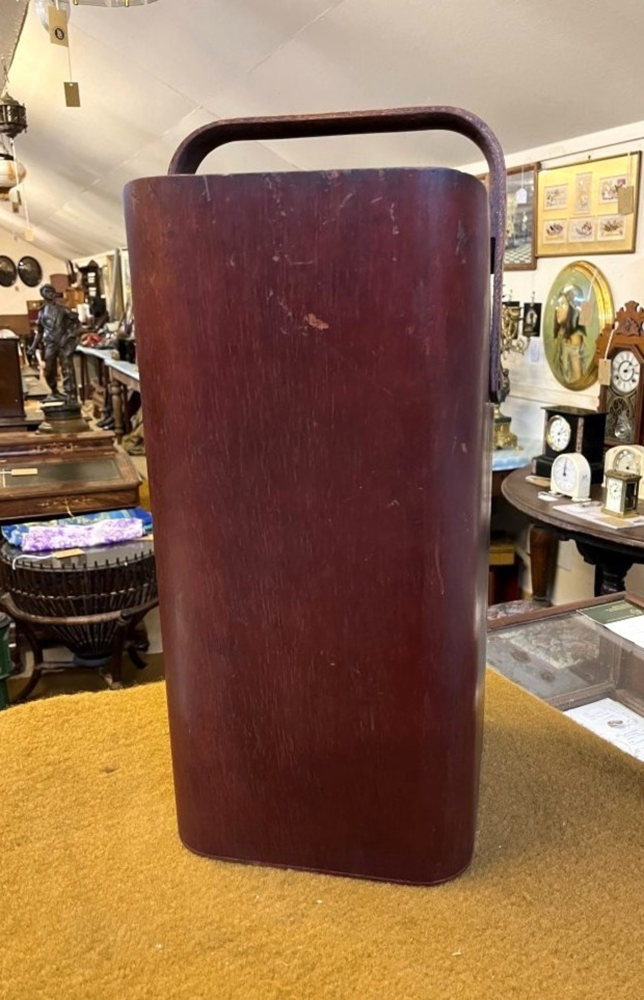 Vintage Mallod Bentwood Coal Scuttle