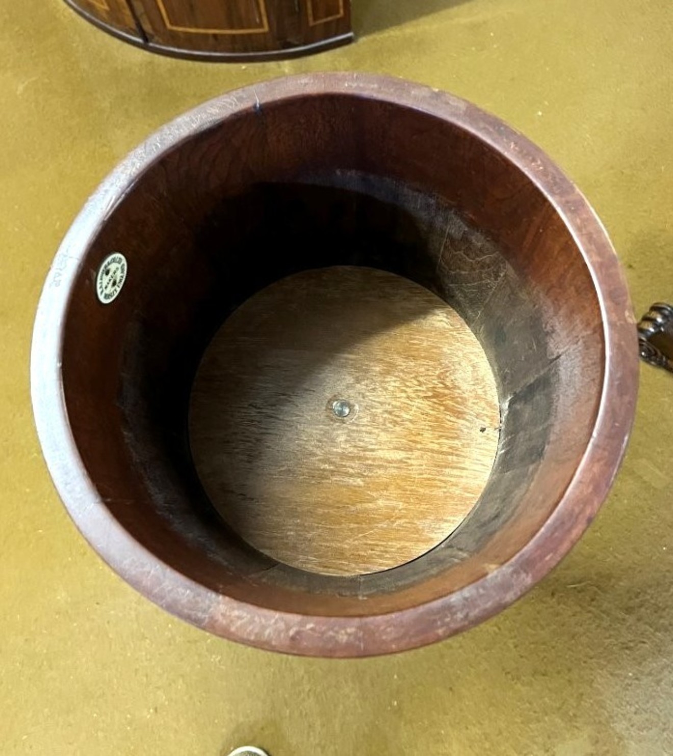 Antique Oak Barrel Planter by R.A. Lister Co Ltd Dursley England