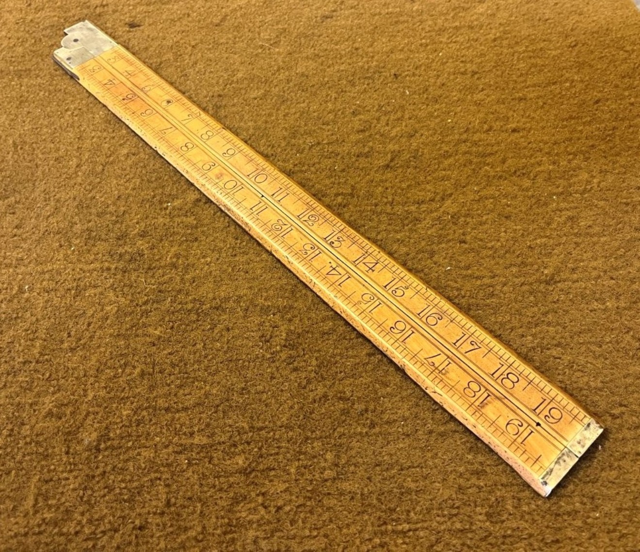 Rare Antique 20" Wooden Folding Set Square / Ruler By Z Belcher & Sons Makers Sheffield