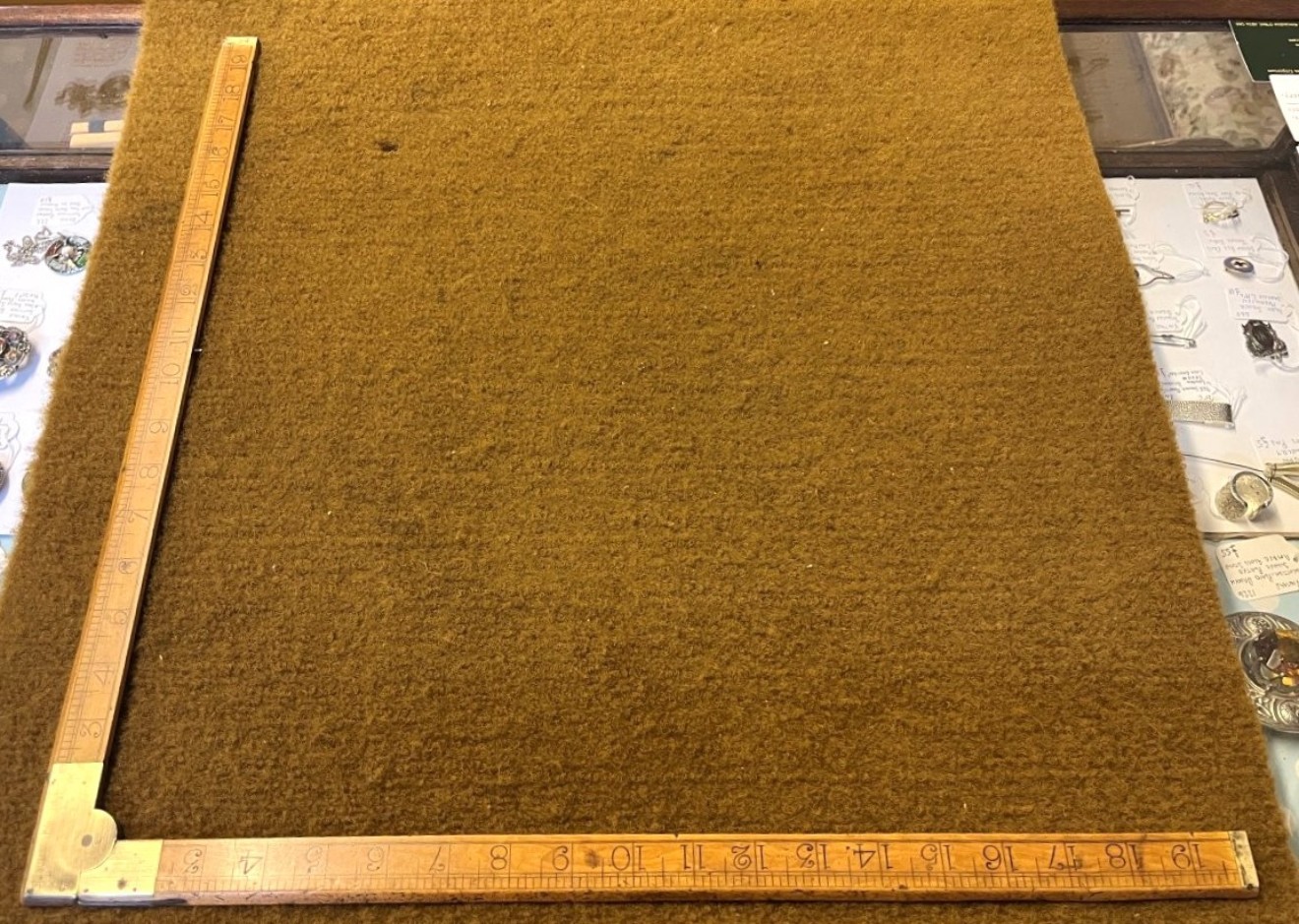 Rare Antique 20" Wooden Folding Set Square / Ruler By Z Belcher & Sons Makers Sheffield