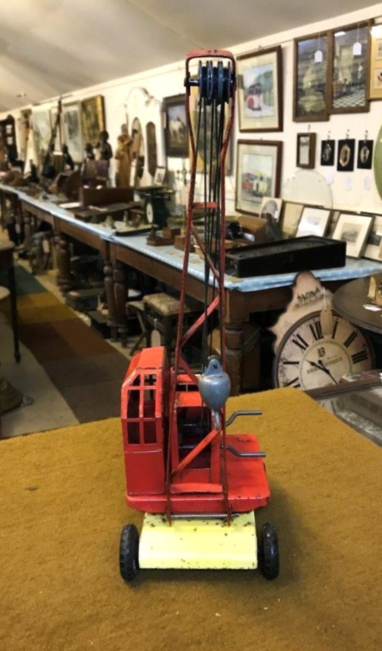 Vintage Triang Pressed Steel Jones KL44 Crane