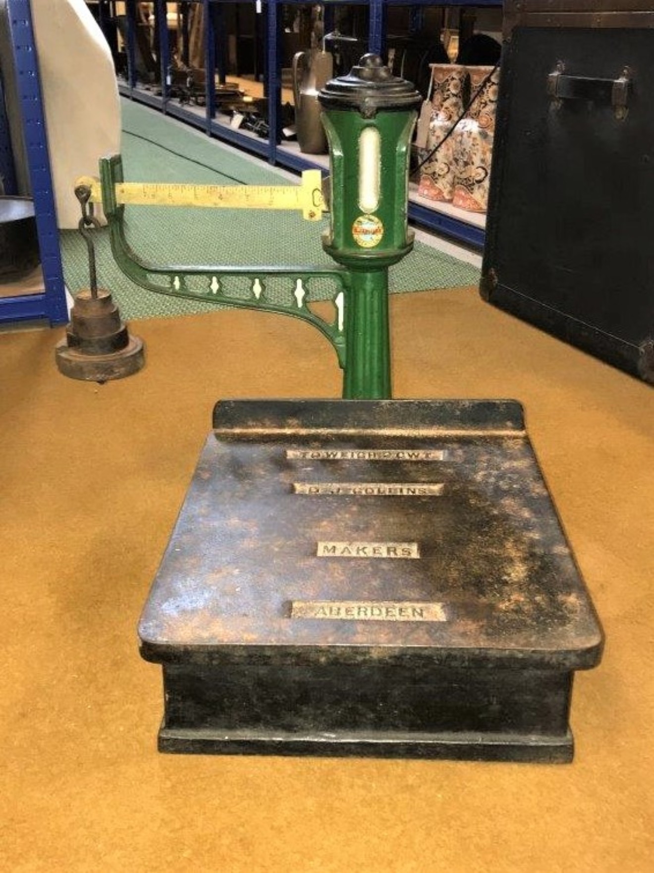 Vintage Platform Scales J D Collins Aberdeen