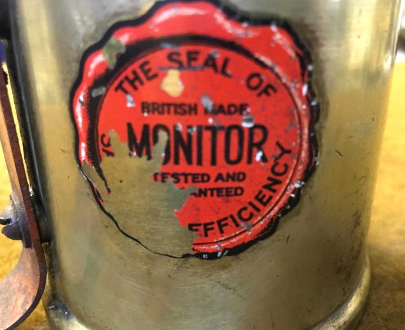 Vintage Monitor No 26 Brass Paraffin Blow Torch/Lamp