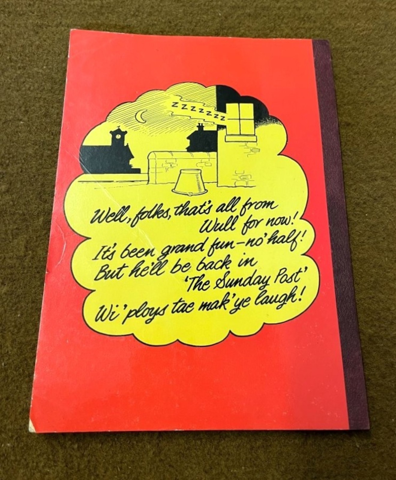 Vintage "Oor Wullie" 1976 Annual