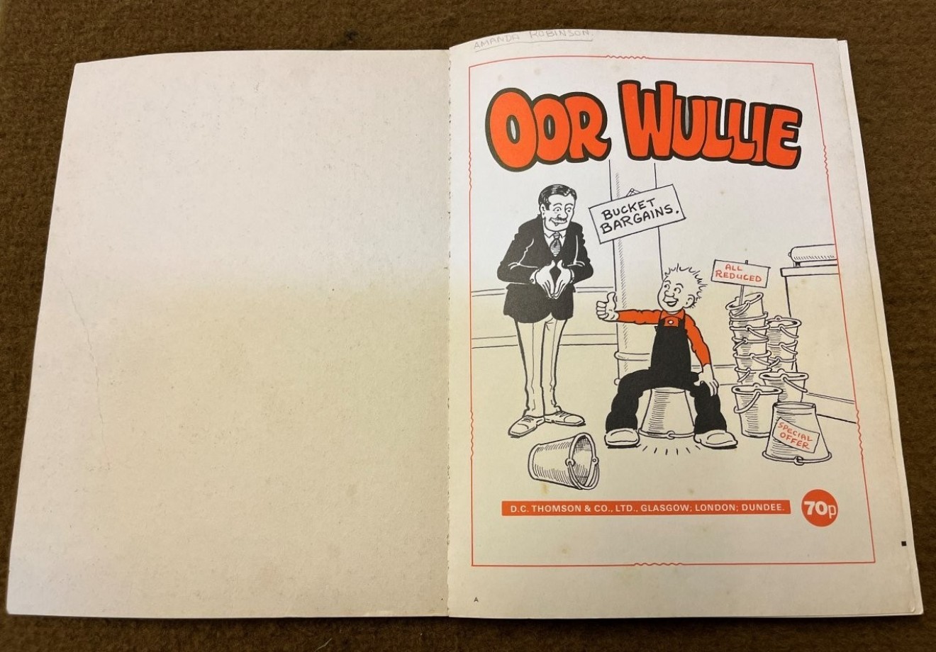 Vintage "Oor Wullie" 1976 Annual