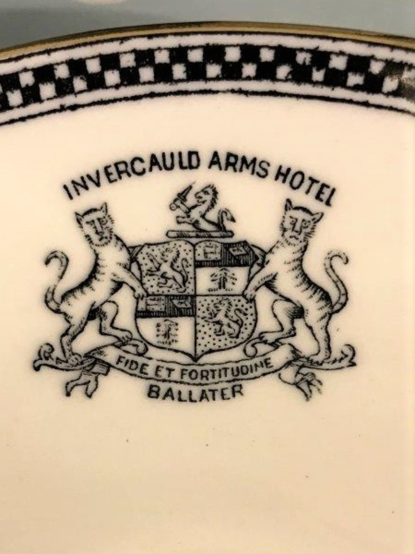 Coffee Cup & Saucer Set Invercauld Arms Ballater