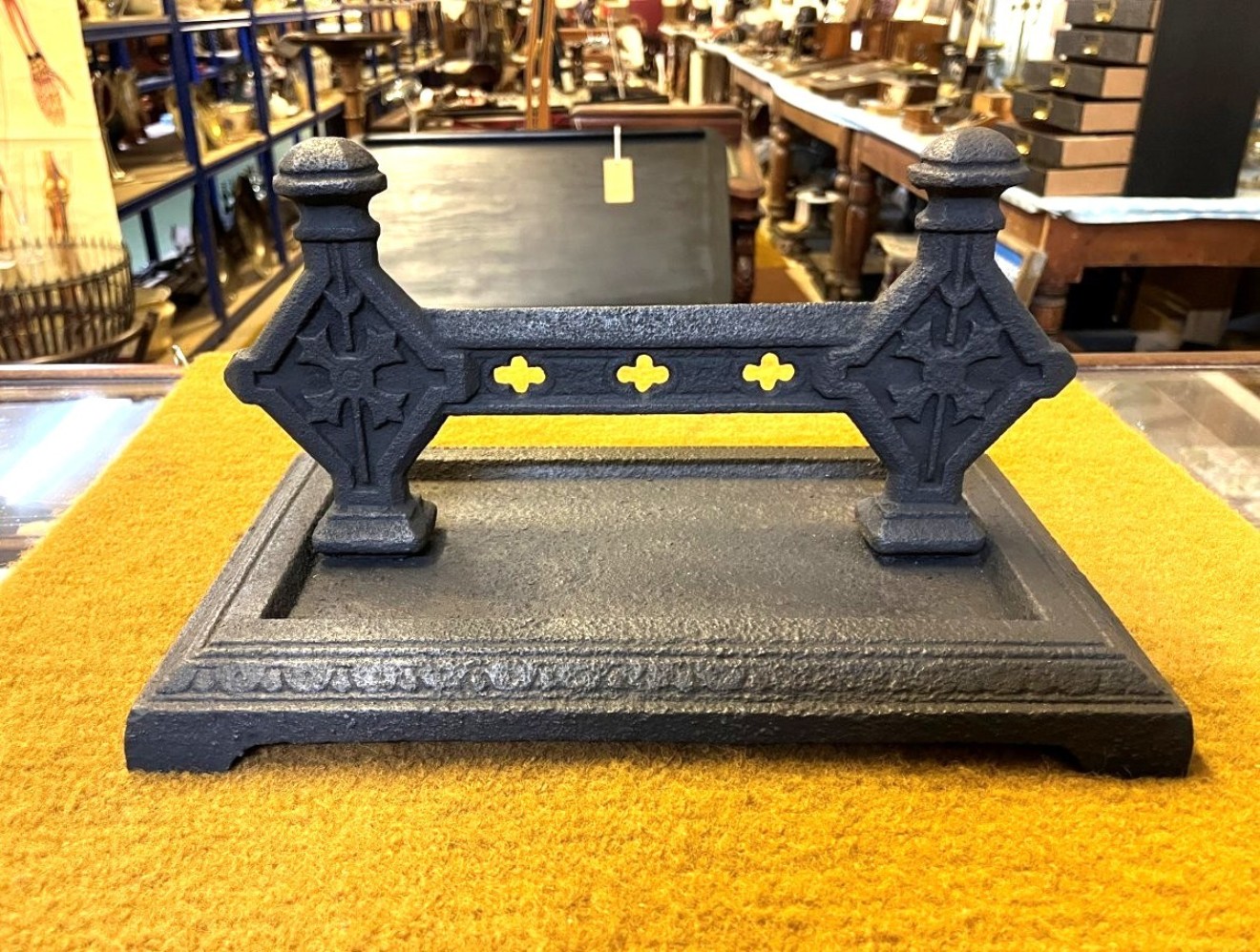 Victorian Cast Iron Boot Scraper from the Falkirk Foundry Scotland