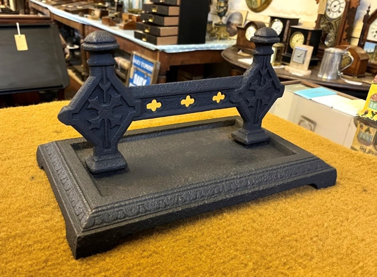 Victorian Cast Iron Boot Scraper from the Falkirk Foundry Scotland
