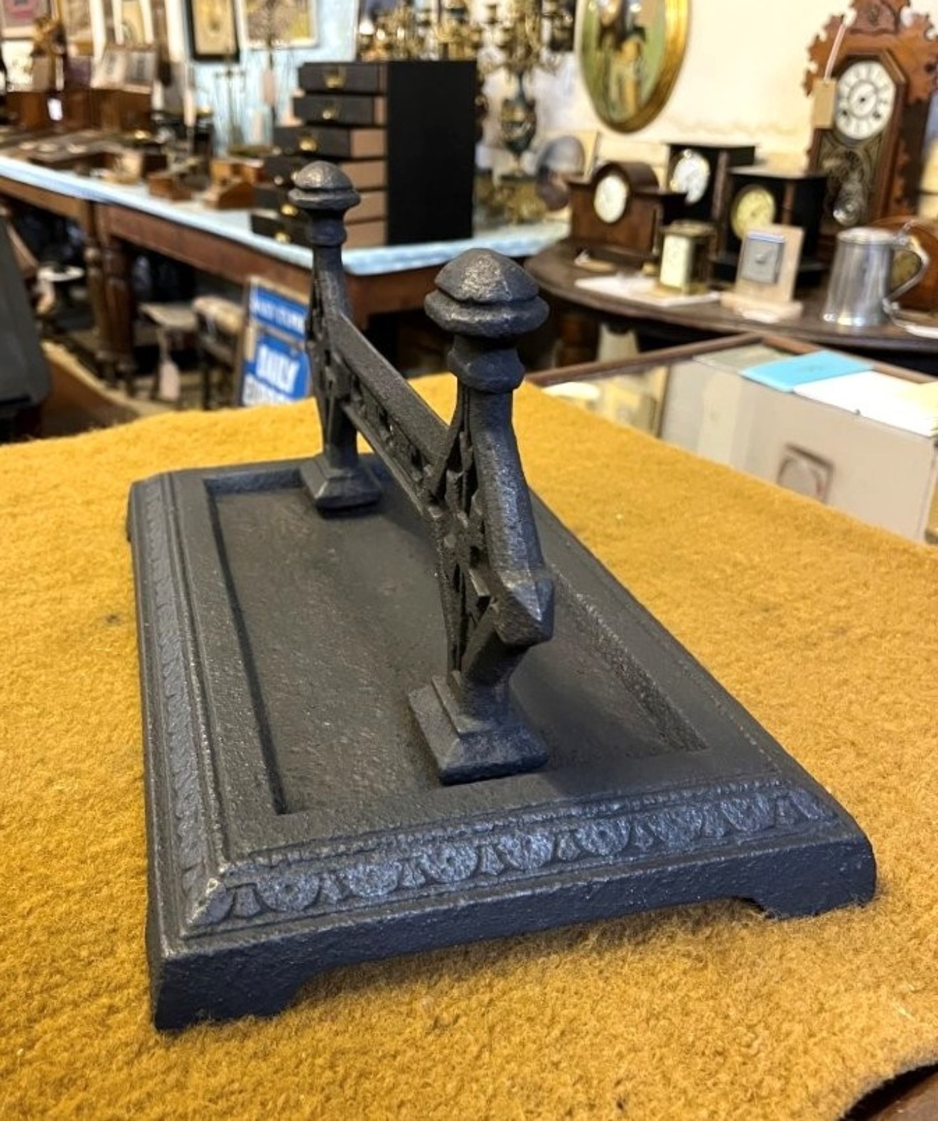 Victorian Cast Iron Boot Scraper from the Falkirk Foundry Scotland