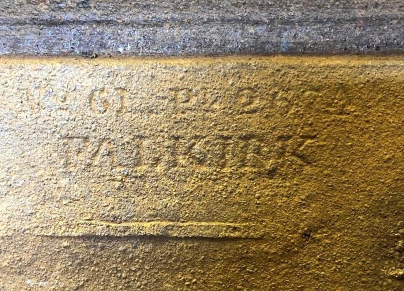 Victorian Cast Iron Boot Scraper from the Falkirk Foundry Scotland