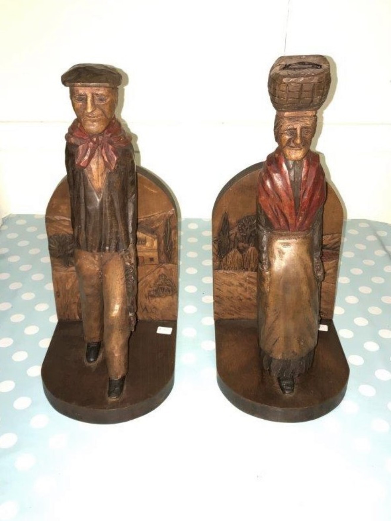 Pair of Carvings