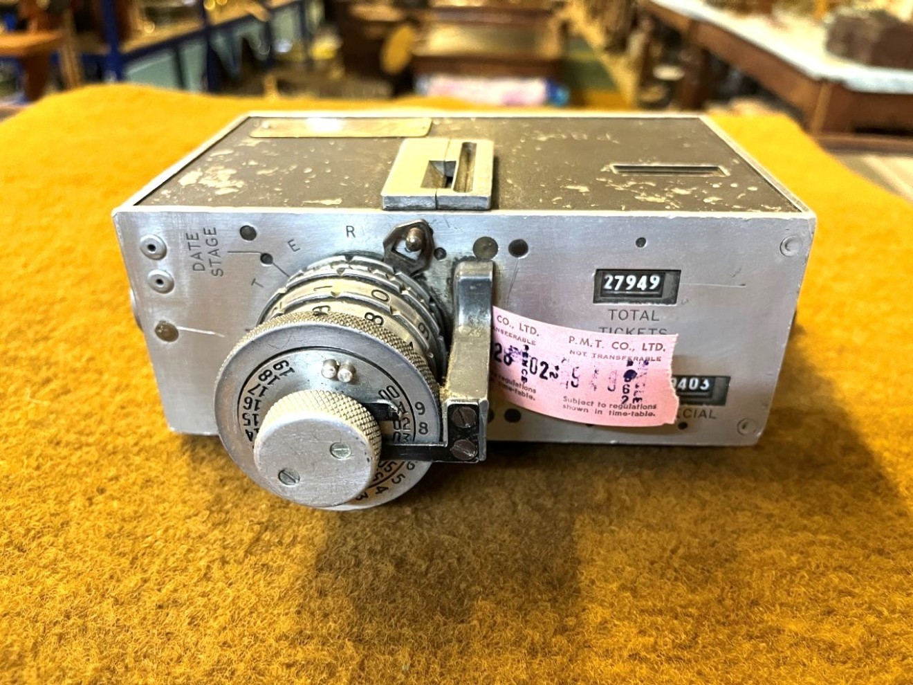Vintage Setright MkII Bus Conductors Ticket Machine No P862