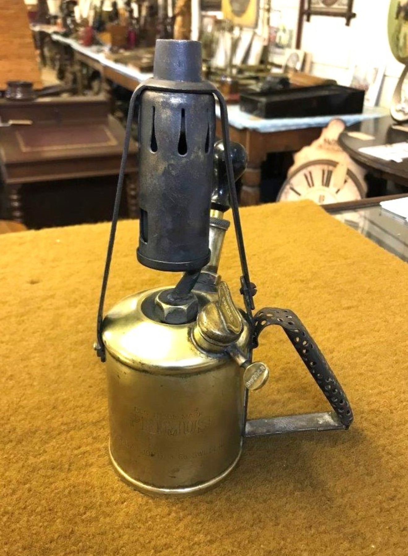 Vintage Primus No 634 Brass Paraffin Blow Torch/Lamp