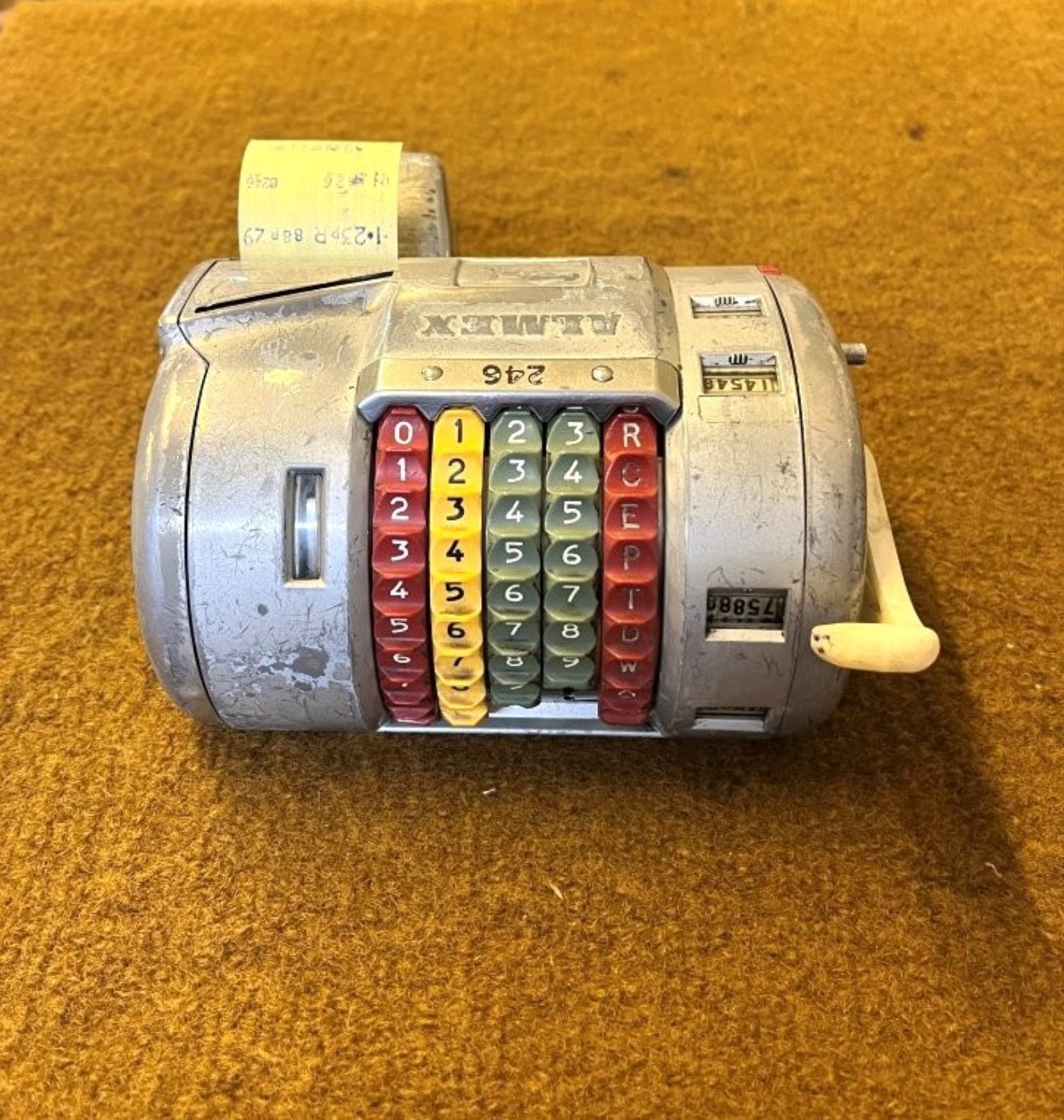 Vintage ALMEX Type A Bus Conductors Ticket Machine