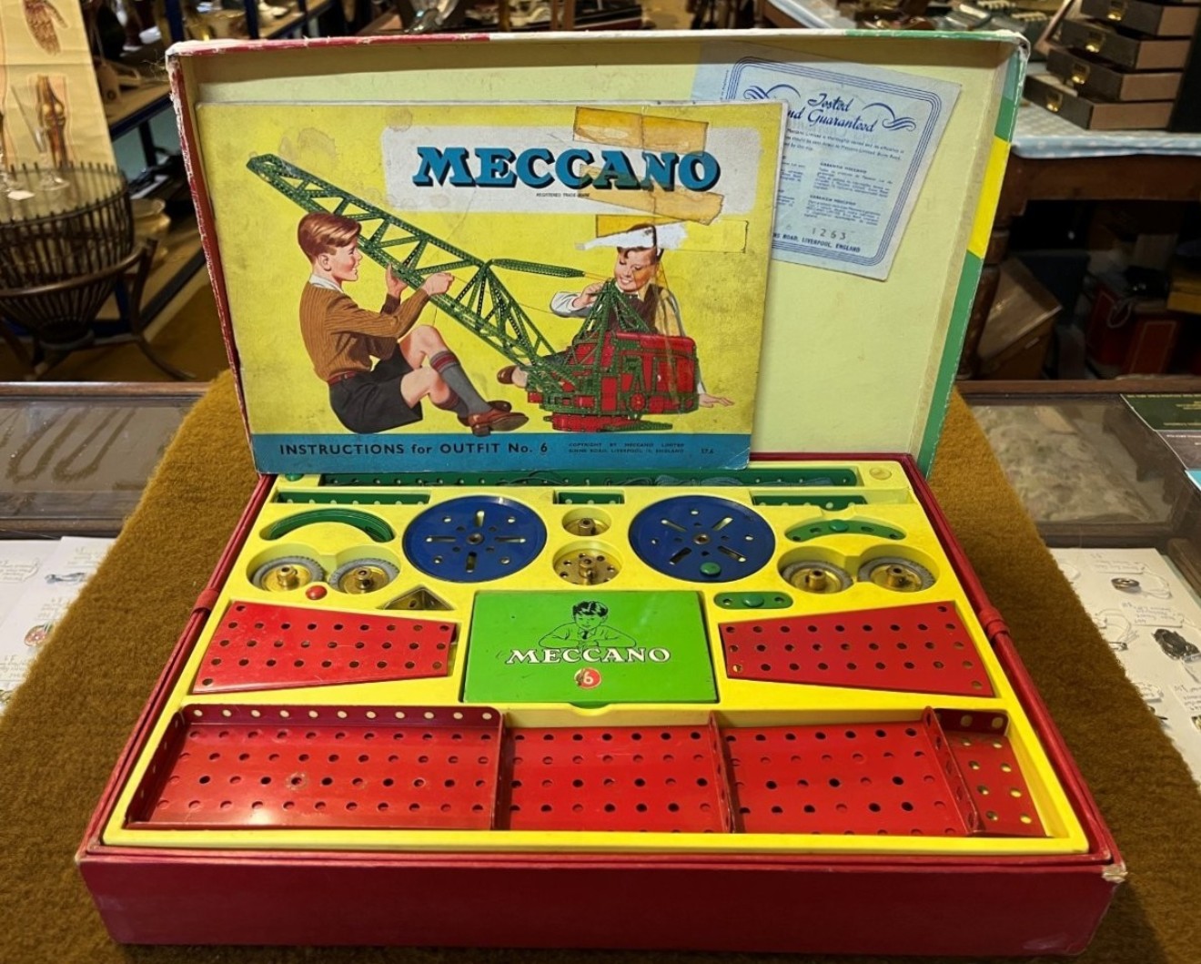 Vintage Meccano Outfit No6 Construction Kit Circa 1962 - 64