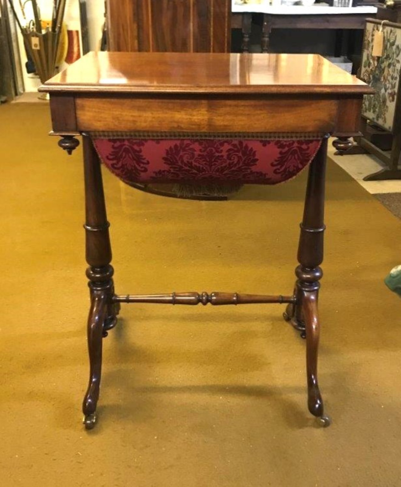 Victorian Walnut Sewing Cabinet