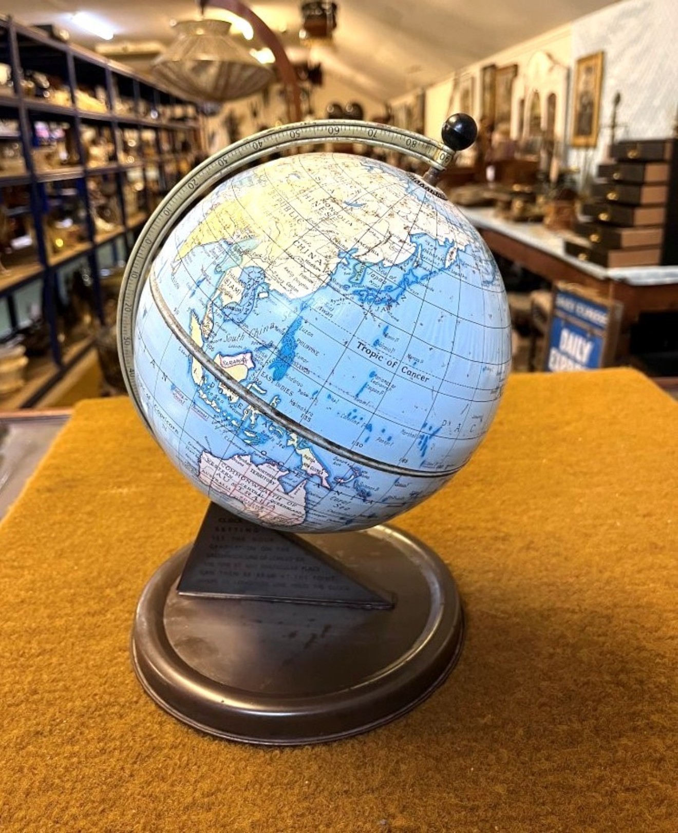 Vintage Chad Valley 6" World Globe