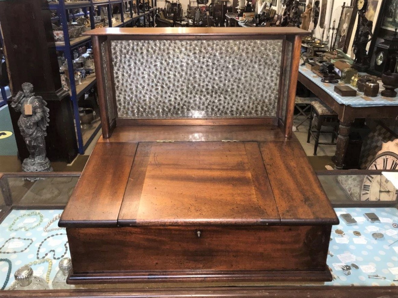 Early 20th Century Bank Clerks Counter Top Desk