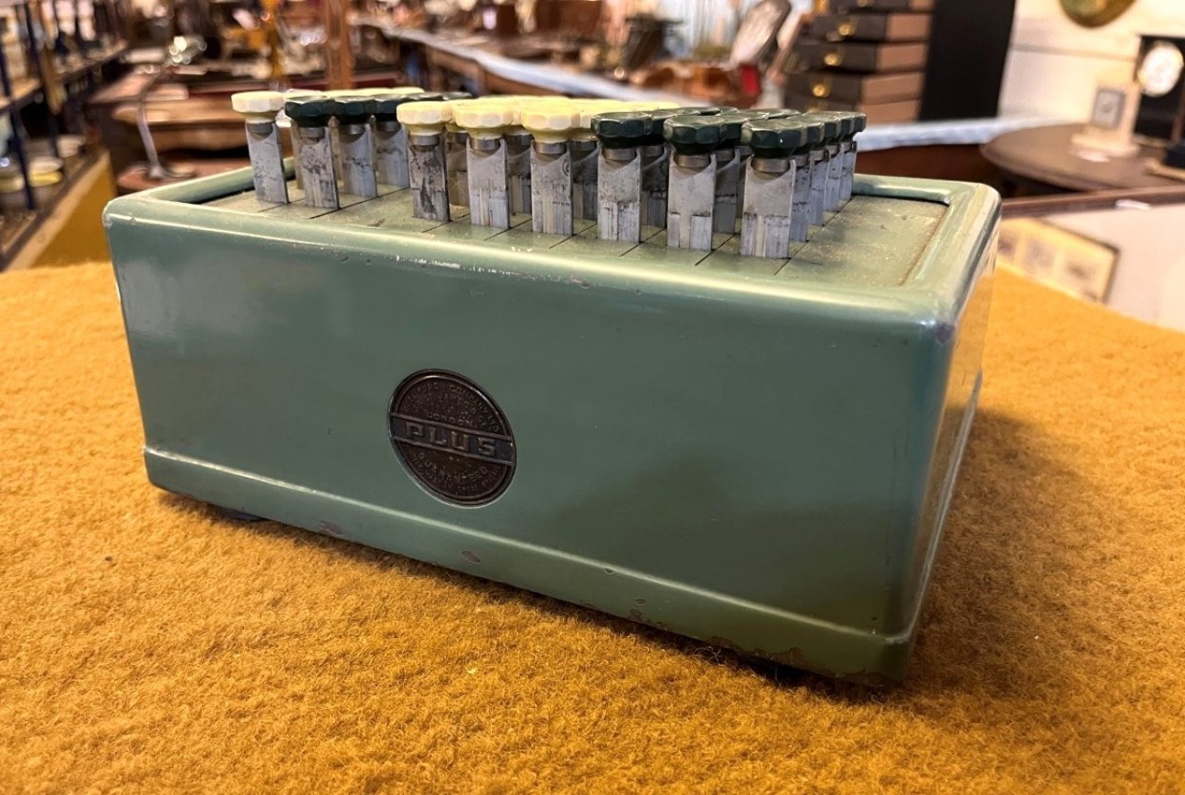 Vintage PLUS Adding Machine by The Bell Punch Company Ltd