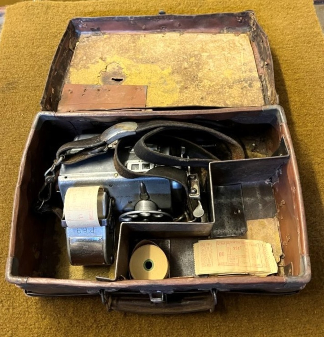 Vintage TIM Bus Conductors Ticket Machine No P69 Ex Glasgow Corporation Transport