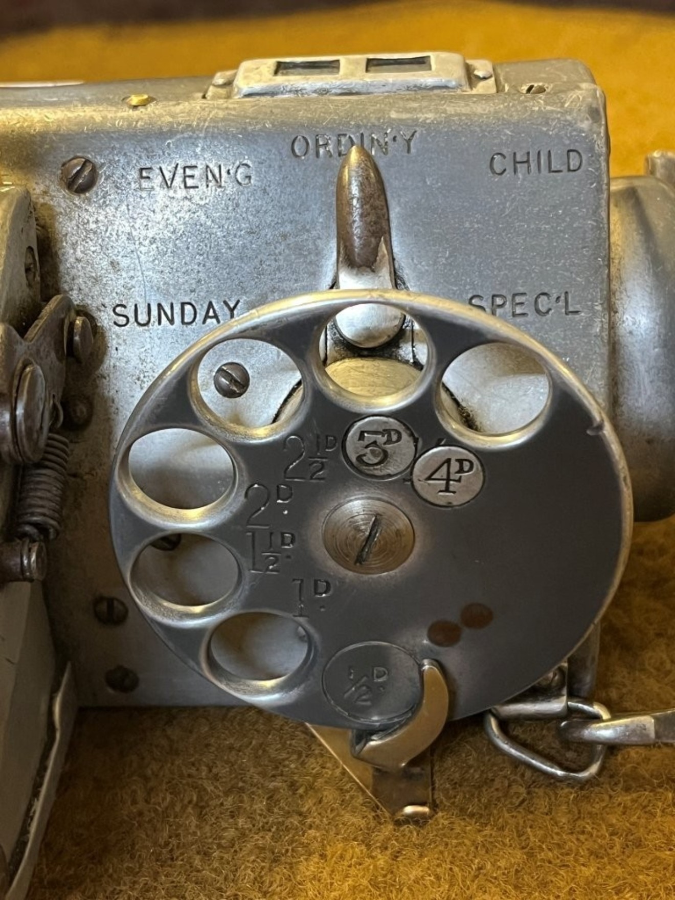 Vintage TIM Bus Conductors Ticket Machine No P69 Ex Glasgow Corporation Transport