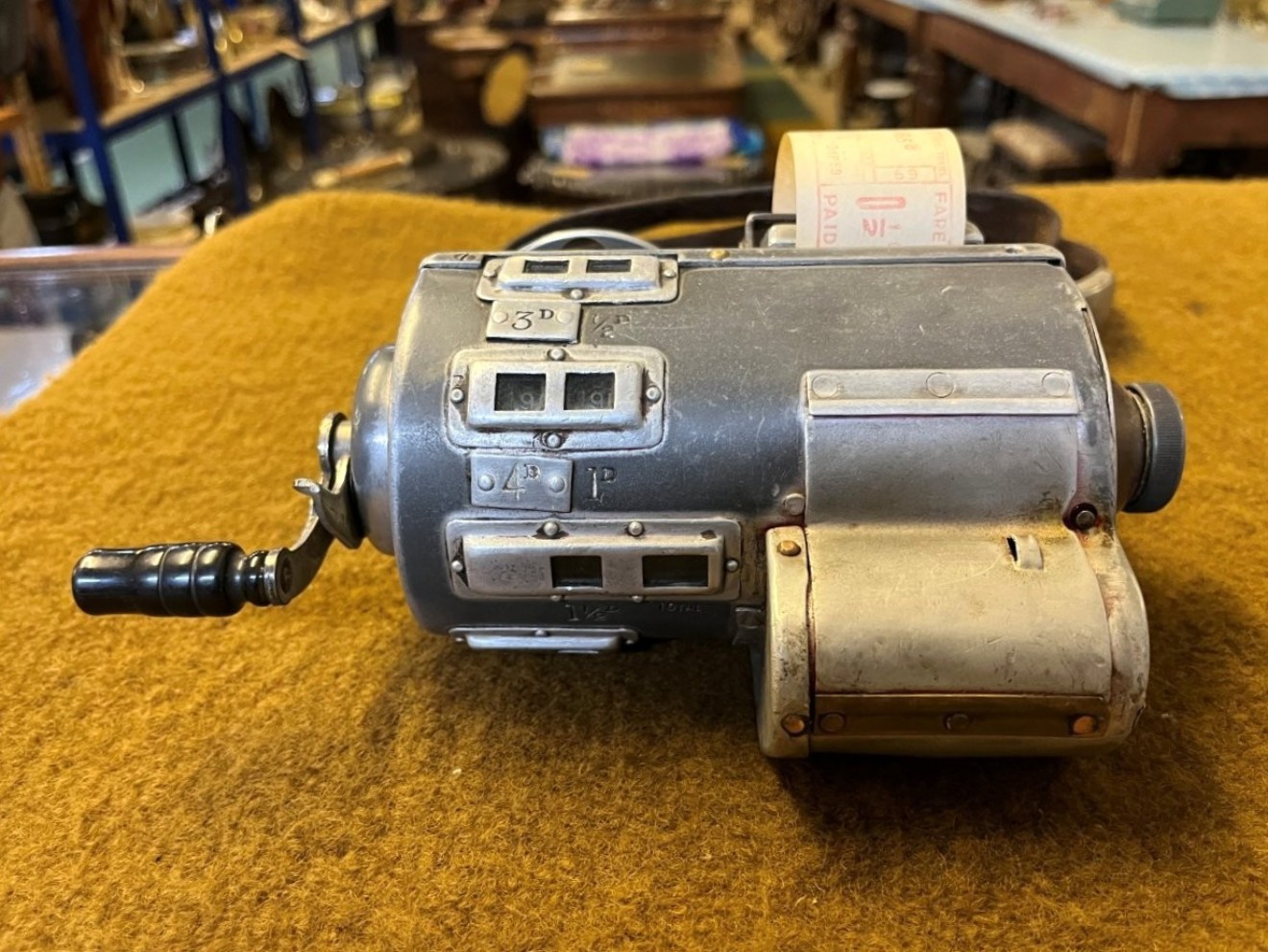 Vintage TIM Bus Conductors Ticket Machine No P69 Ex Glasgow Corporation Transport