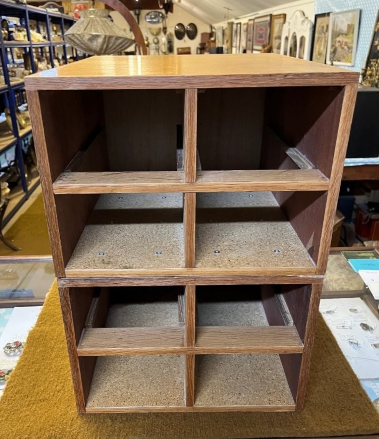 Mid Century 8 Drawer Filing / Index Card Cabinet