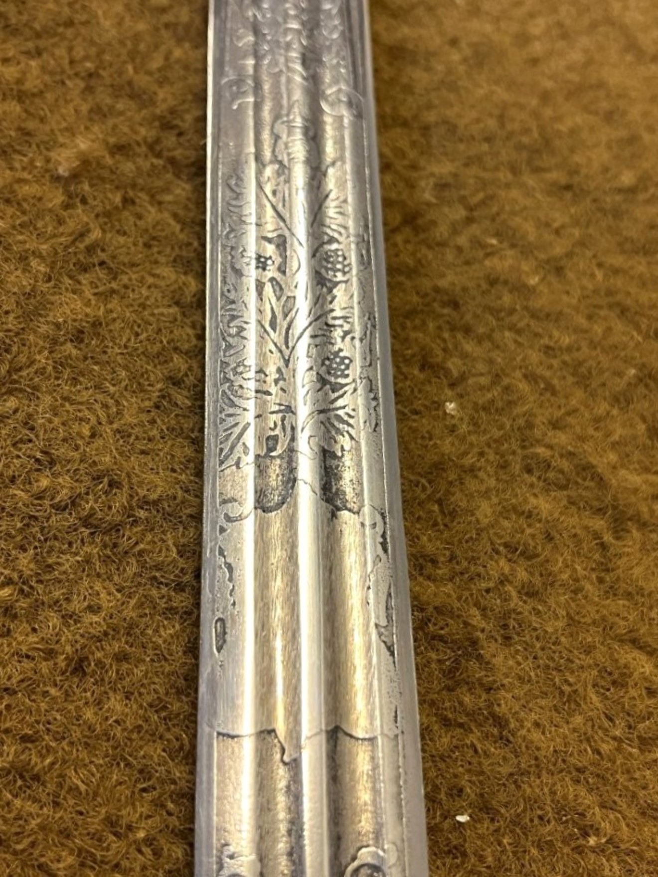 George V 1828 Pattern Scottish Basket Hilt Broadsword and Scabbard