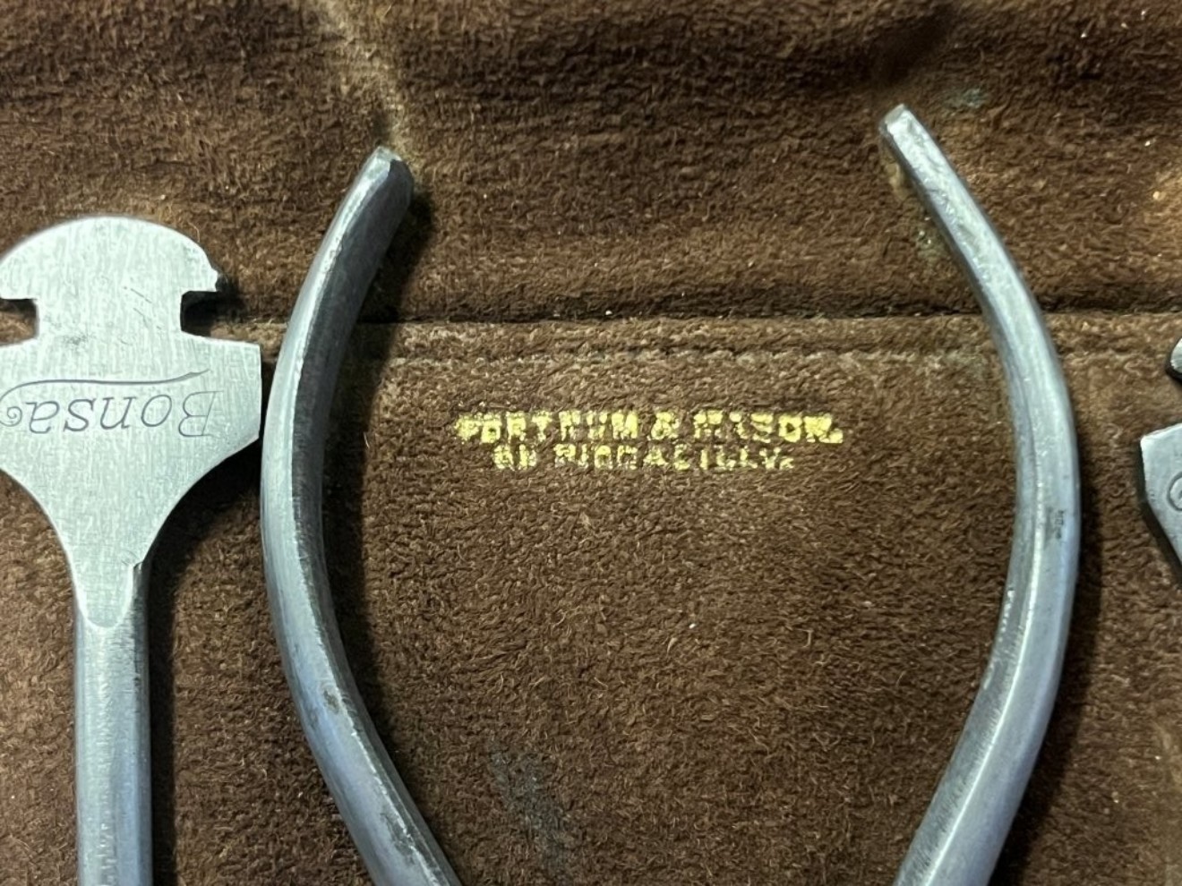 Rare Vintage German Bonsa (Bontgen & Sabin) 12 Piece Pocket Tool Kit Retailed by Fortnum & Mason On Piccadilly London