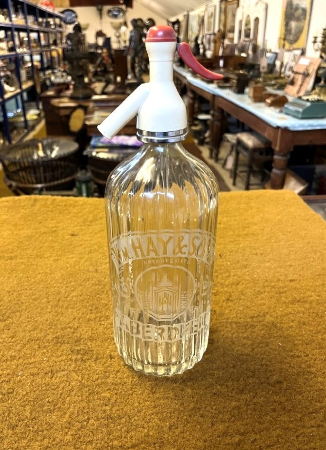 Vintage Wm Hay & Sons Aberdeen Soda Syphon