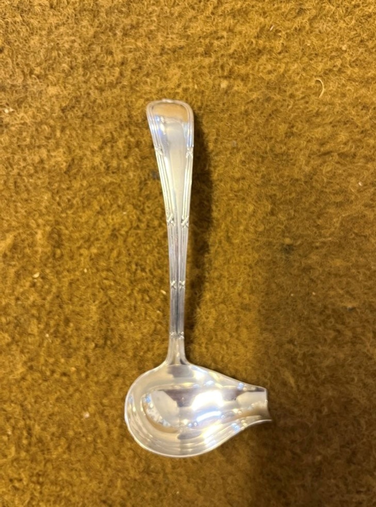 Vintage Sterling Silver Sauce / Cream Ladle with Pourer