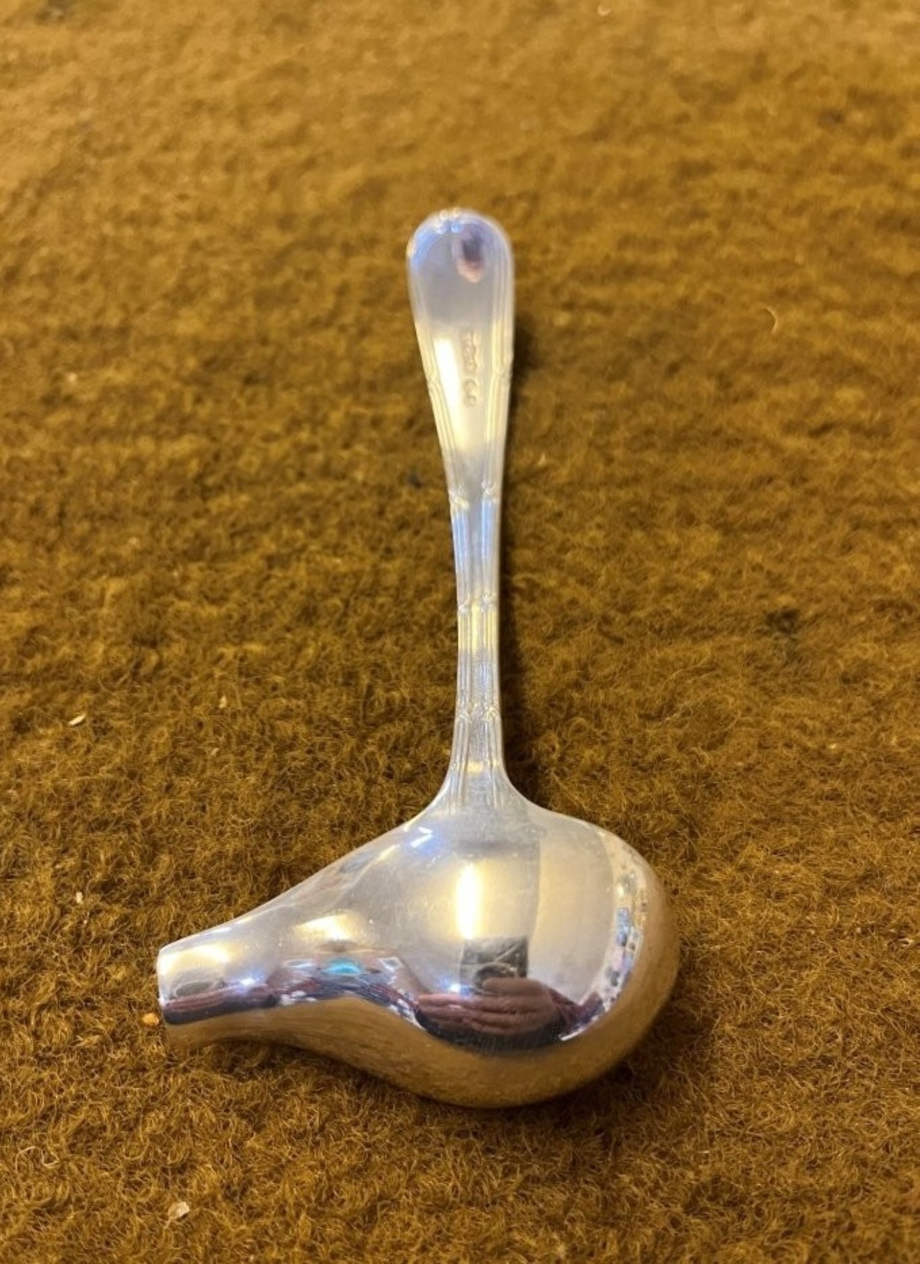 Vintage Sterling Silver Sauce / Cream Ladle with Pourer