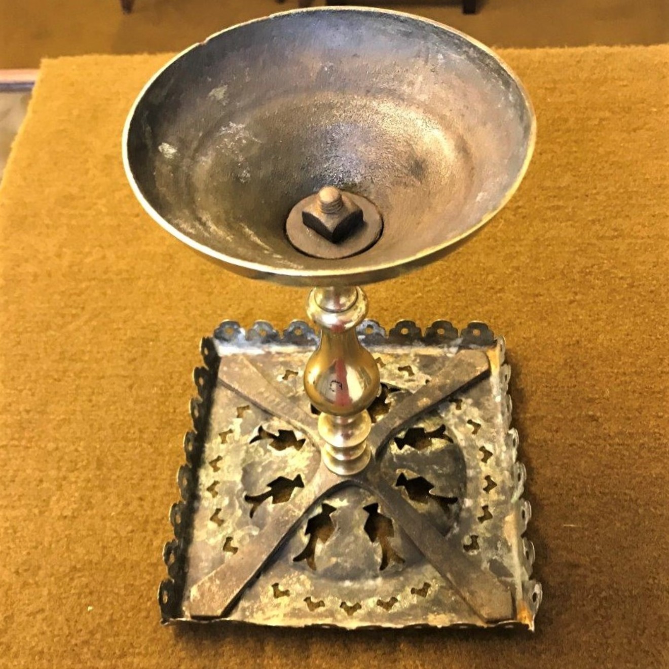 Victorian Brass Trivet / Pot Stand