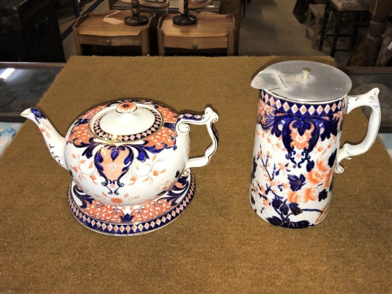 Imari Tea and Coffee Pot Set