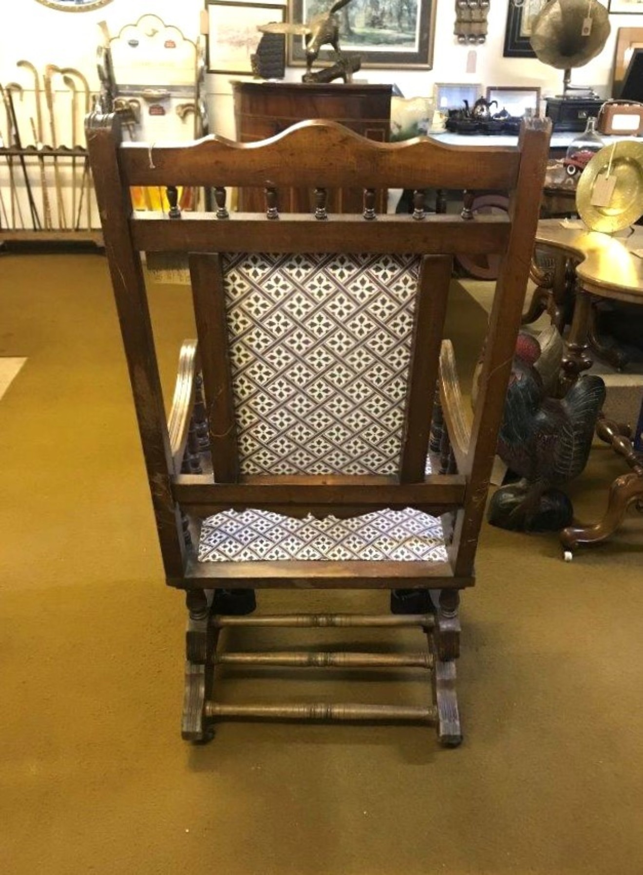 Antique American Style Rocking Chair