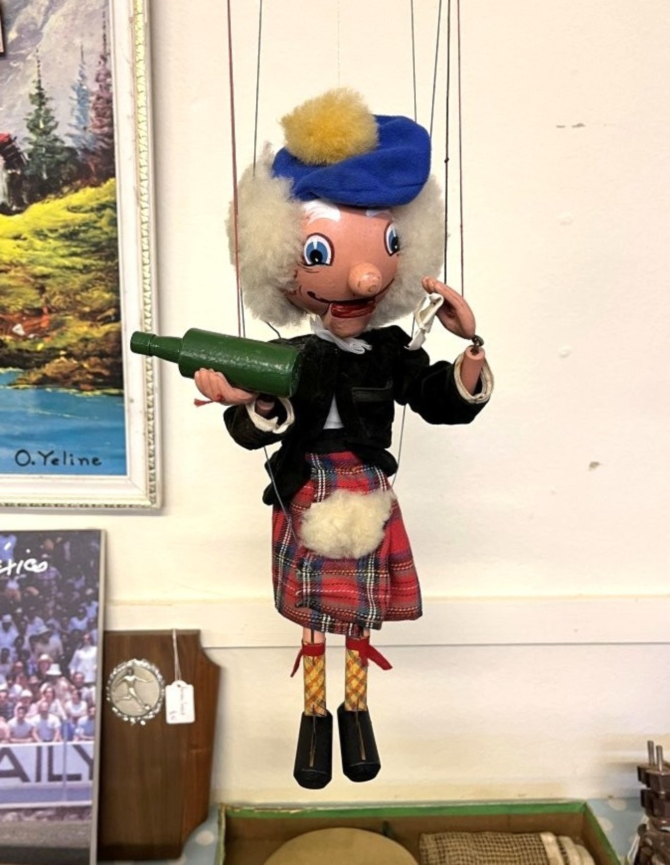 Vintage MacBoozle Pelham Marionette Puppet