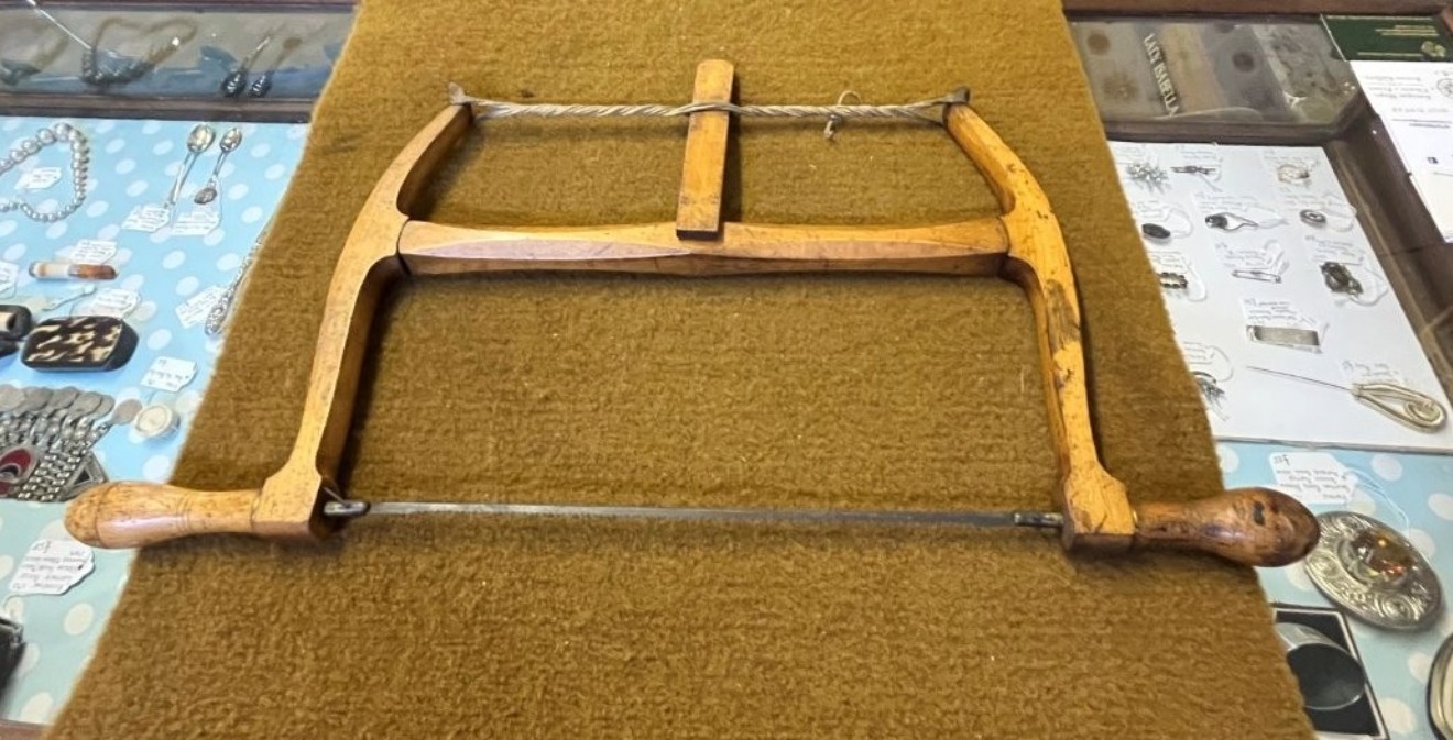 Antique Bow Saw by A Mathieson & Son Glasgow & Edinburgh