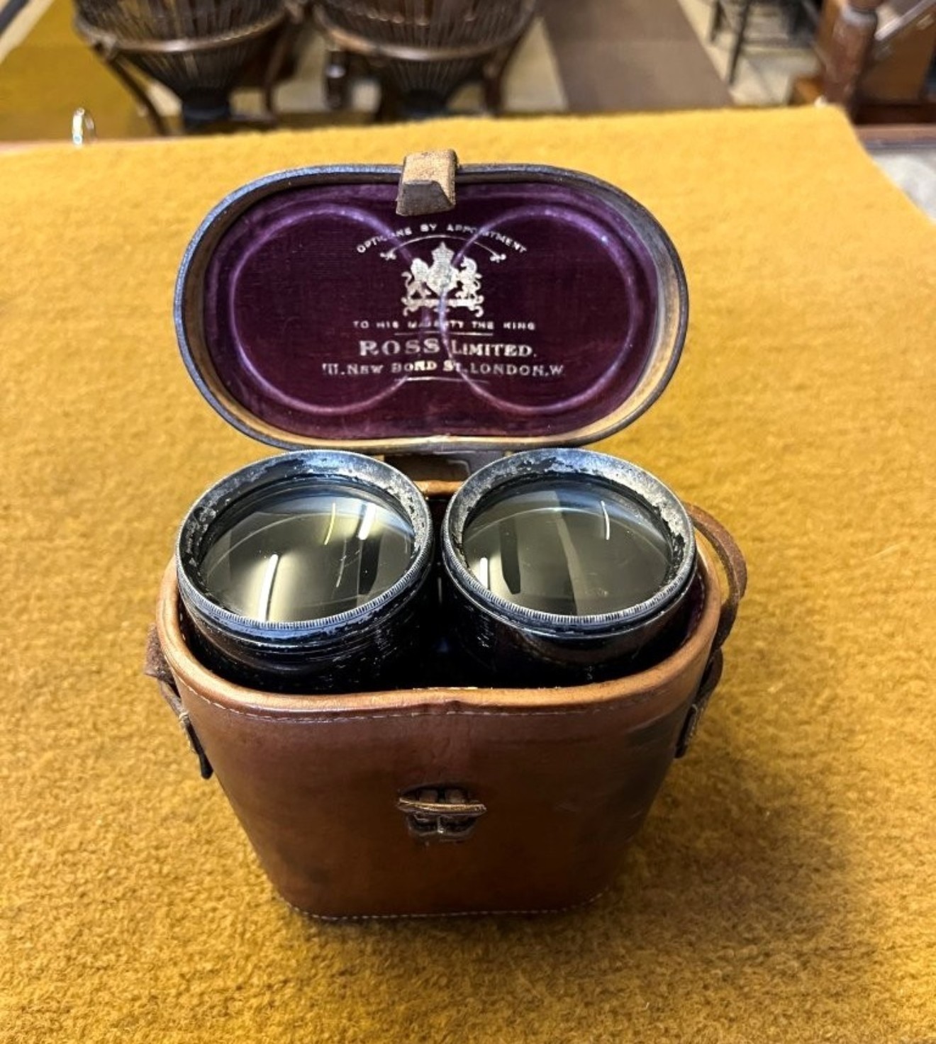 Vintage Pair of Binoculars by Ross Ltd 111 New Bond Street London