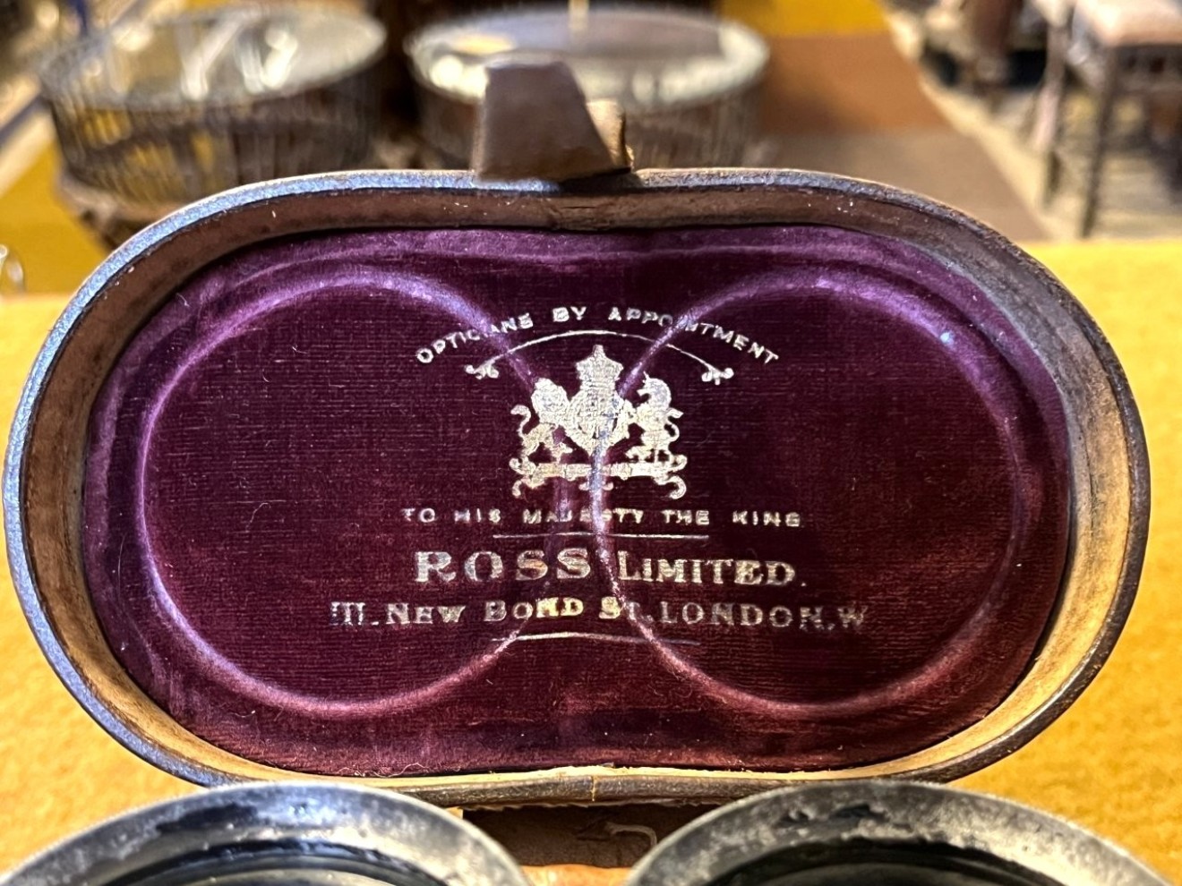Vintage Pair of Binoculars by Ross Ltd 111 New Bond Street London