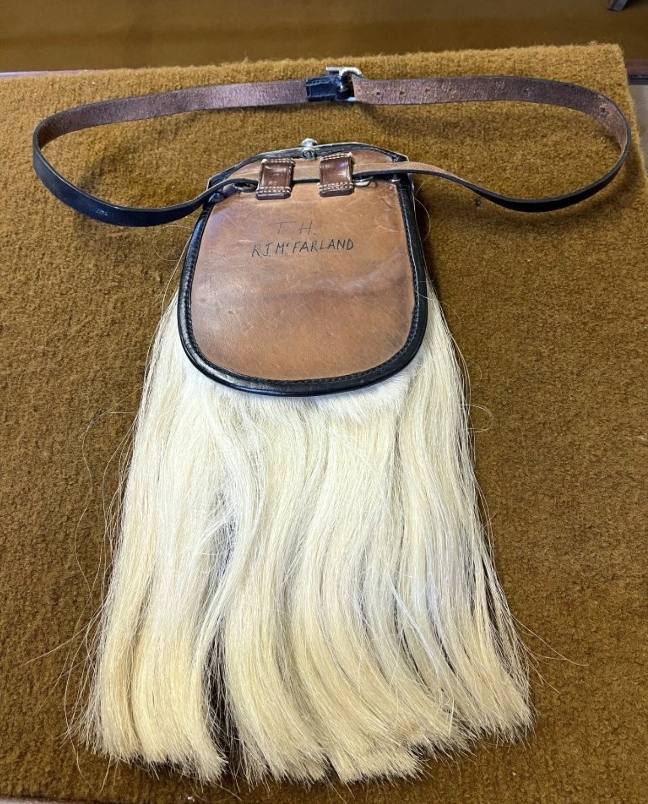 Antique Scottish Military Horsehair Sporran