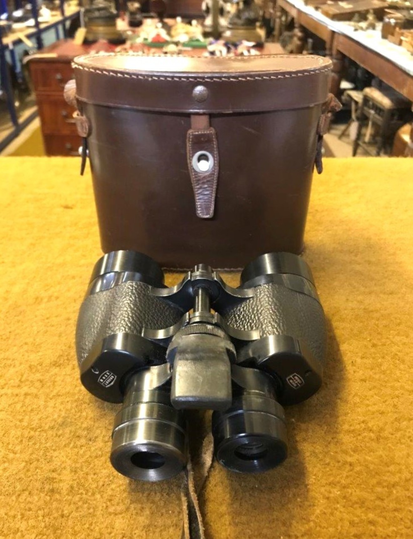 Vintage Binoculars Ross London Spectacle 8 x 35 Solaross