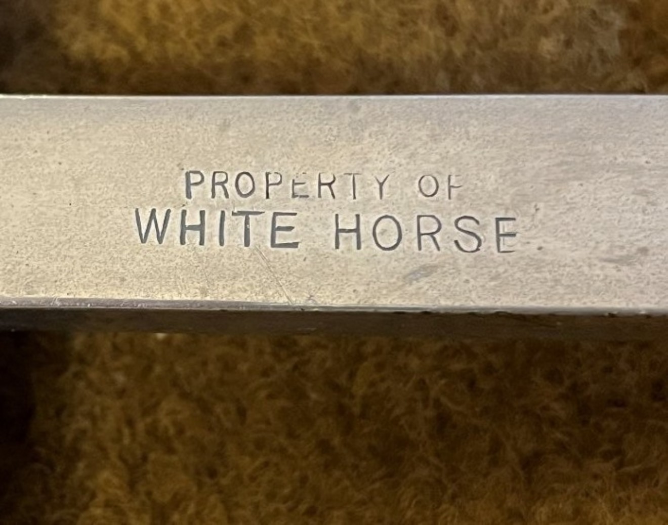 Vintage Set of 3 Spirit Optic Stands Haig Whisky, White Horse Whisky and Nicholson's Gin