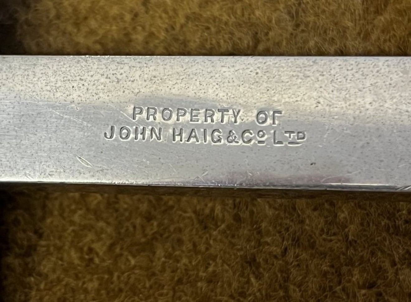 Vintage Set of 3 Spirit Optic Stands Haig Whisky, White Horse Whisky and Nicholson's Gin