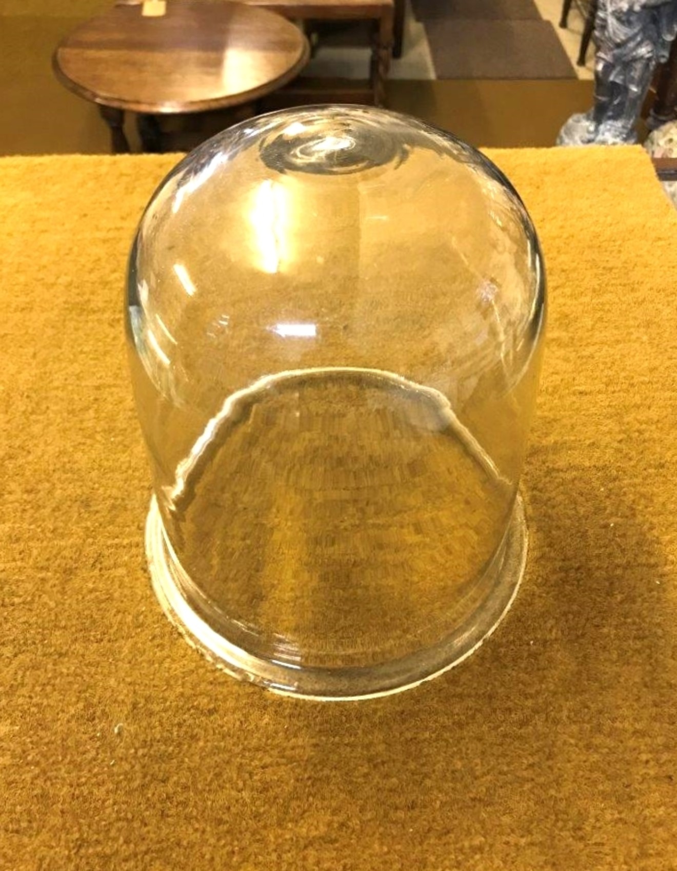 Antique Glass Cloche Dome Clock / Taxidermy Cover