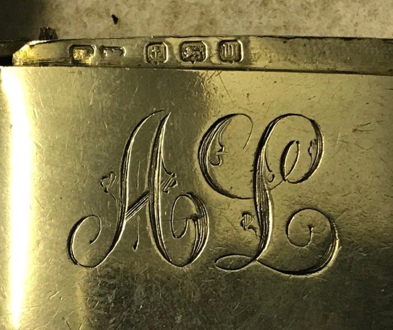 Antique Silver Vesta Case Hallmarked Henry Matthews Birmingham 1919