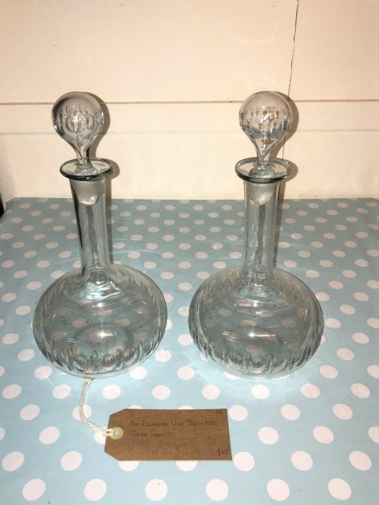 Pair Wine Decanters