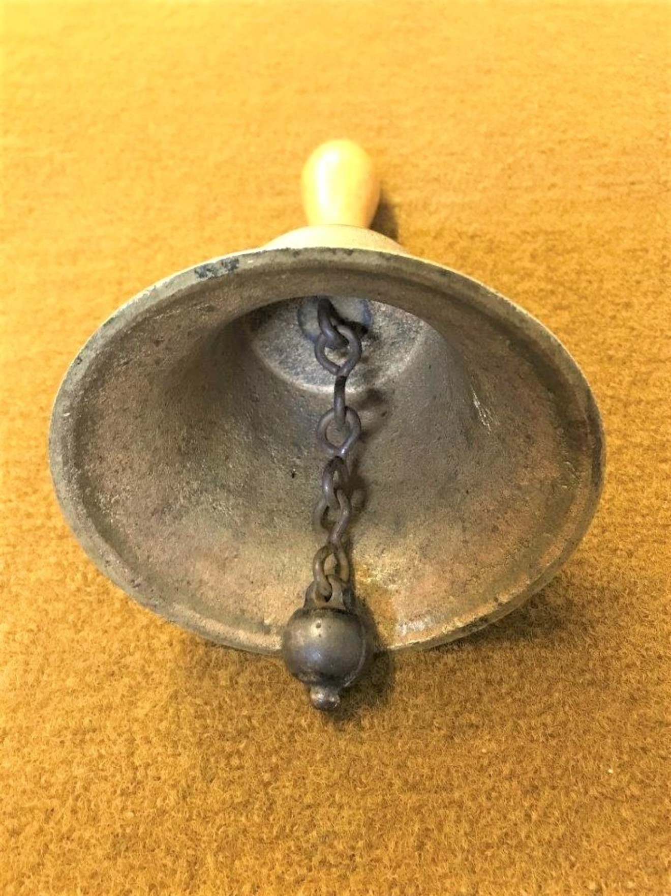 Antique Brass School Bell