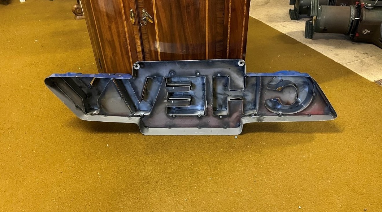 Vintage Large 3 D "CHEVY" Sign