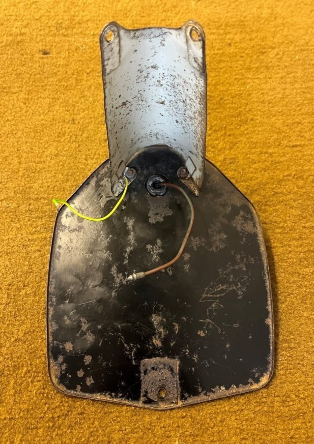 Vintage Raleigh Moped Rear Number Plate Holder and Light